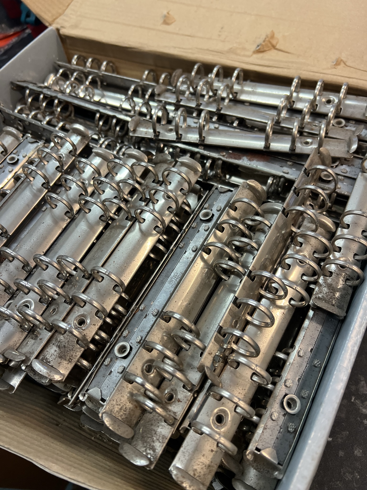 Filo fax ring binder mechanisms job lot sale of 161 off NEW but old stock