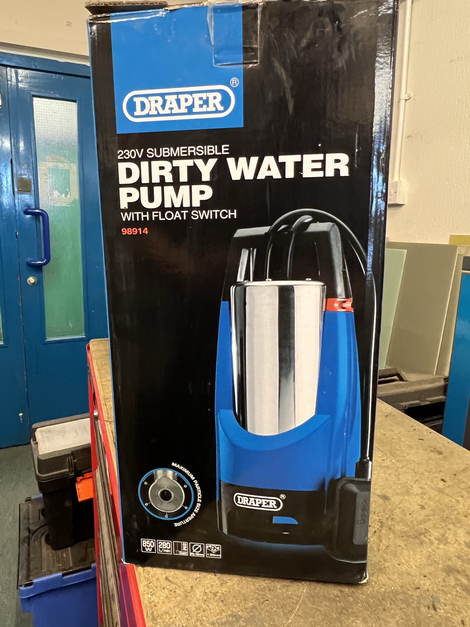 Draper dirty water pump model 98914