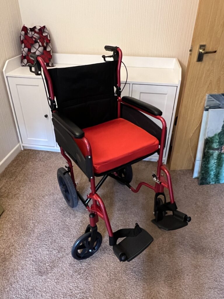 Careco Corvette fusion red wheel chair for sale in southampton